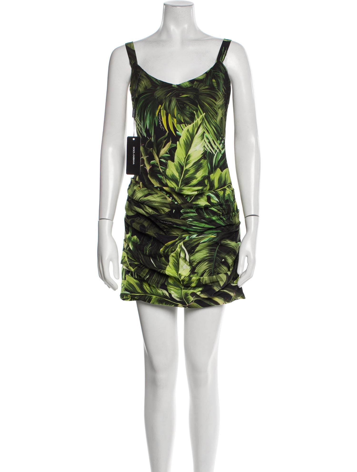 Dolce & Gabbana Printed Mini Dress w/ Tags