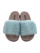 Dolce & Gabbana Mink Slides