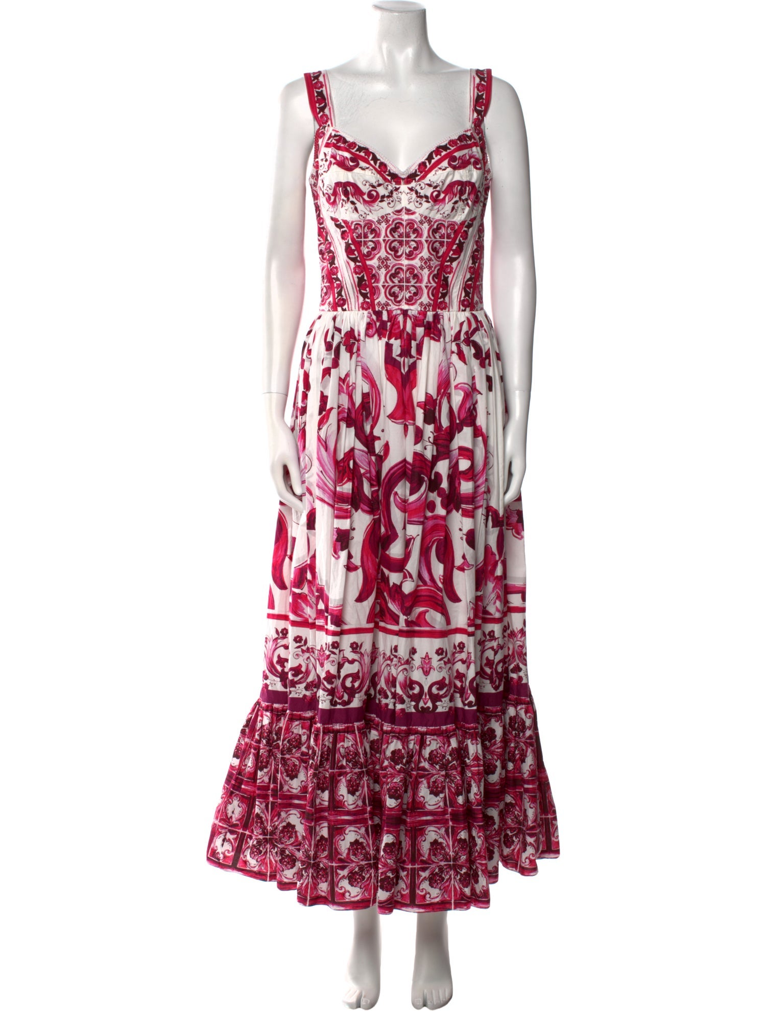 Dolce & Gabbana Printed Long Dress