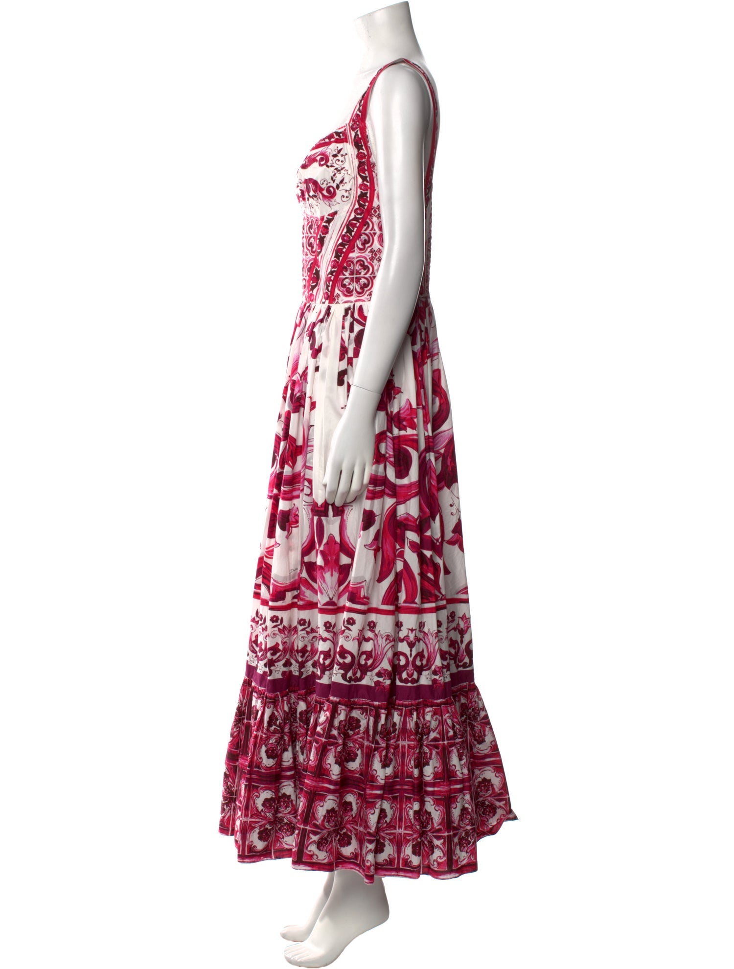 Dolce & Gabbana Printed Long Dress