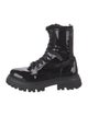 Dolce & Gabbana Patent Leather Combat Boots