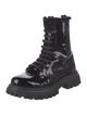 Dolce & Gabbana Patent Leather Combat Boots