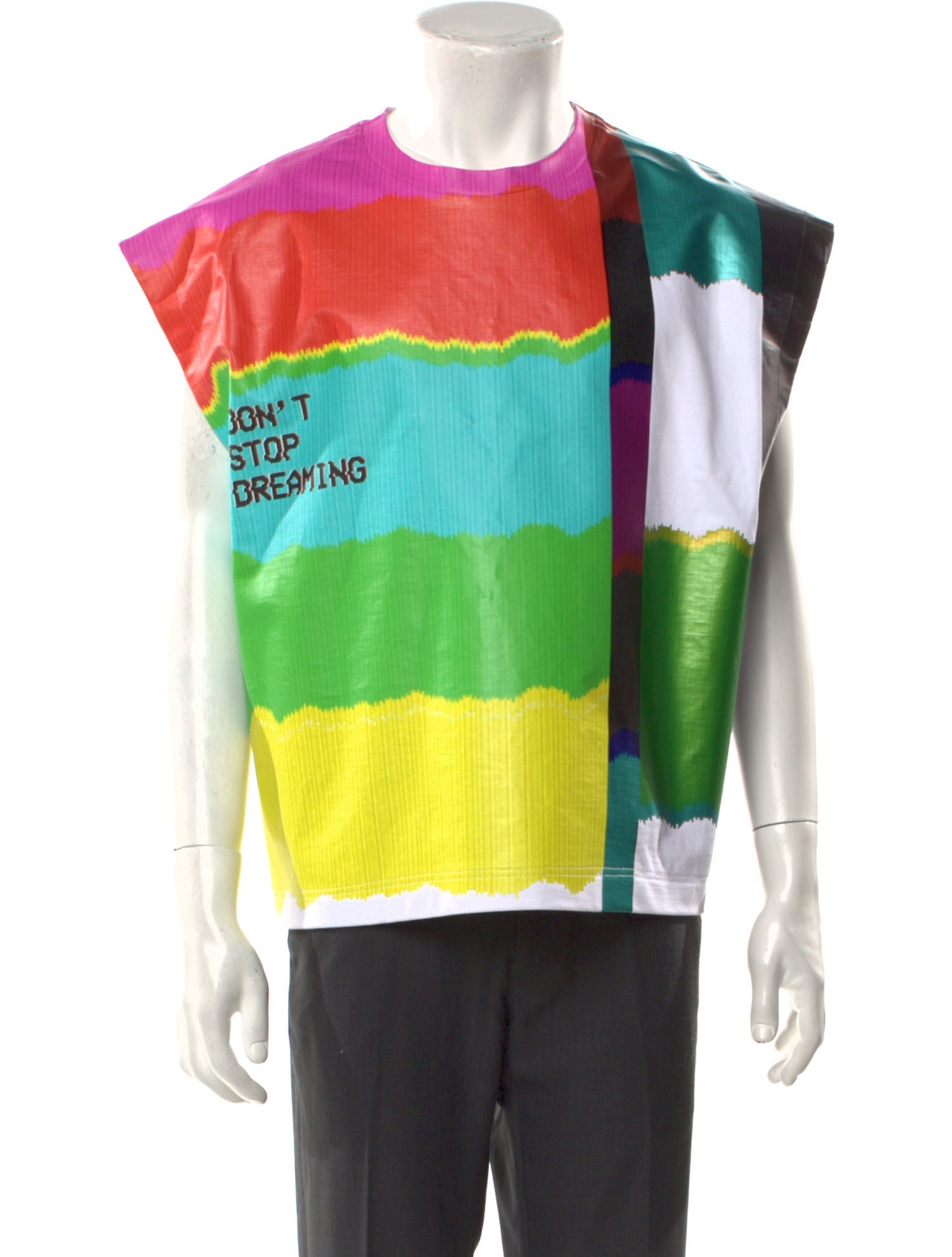 Dolce & Gabbana Colorblock Pattern Short Sleeve Shirt w/ Tags