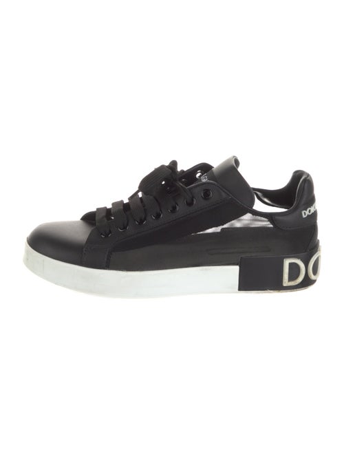 Dolce & Gabbana Mesh Printed Sneakers