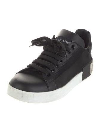 Dolce & Gabbana Mesh Printed Sneakers