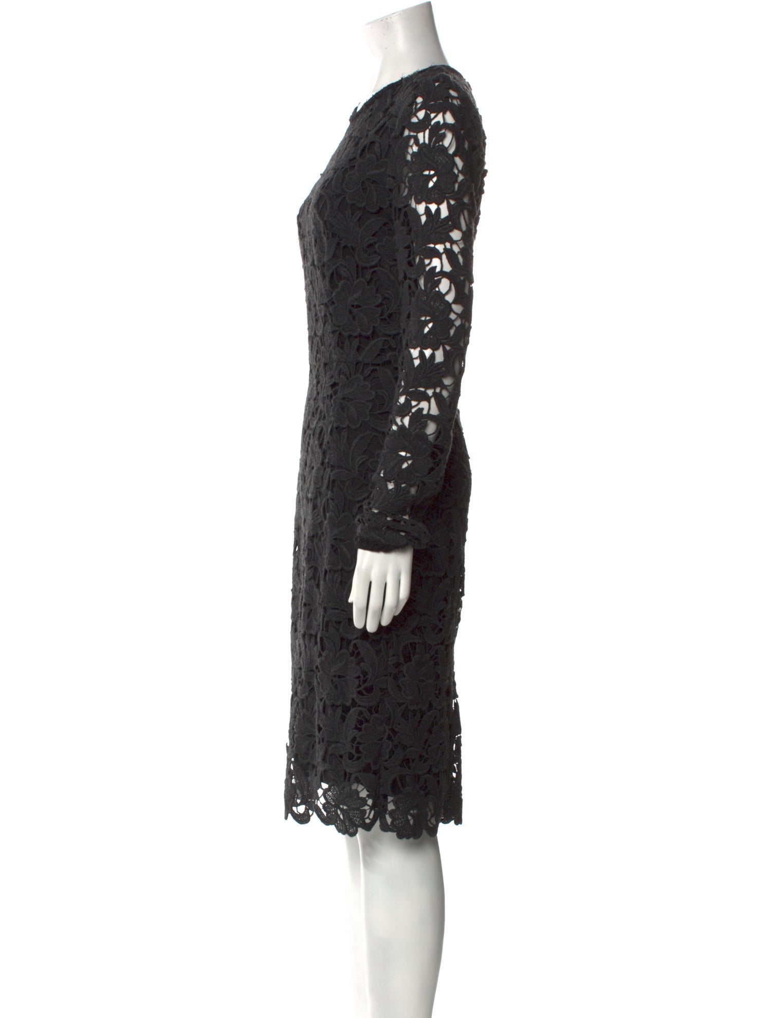 Dolce & Gabbana Wool Knee-Length Dress