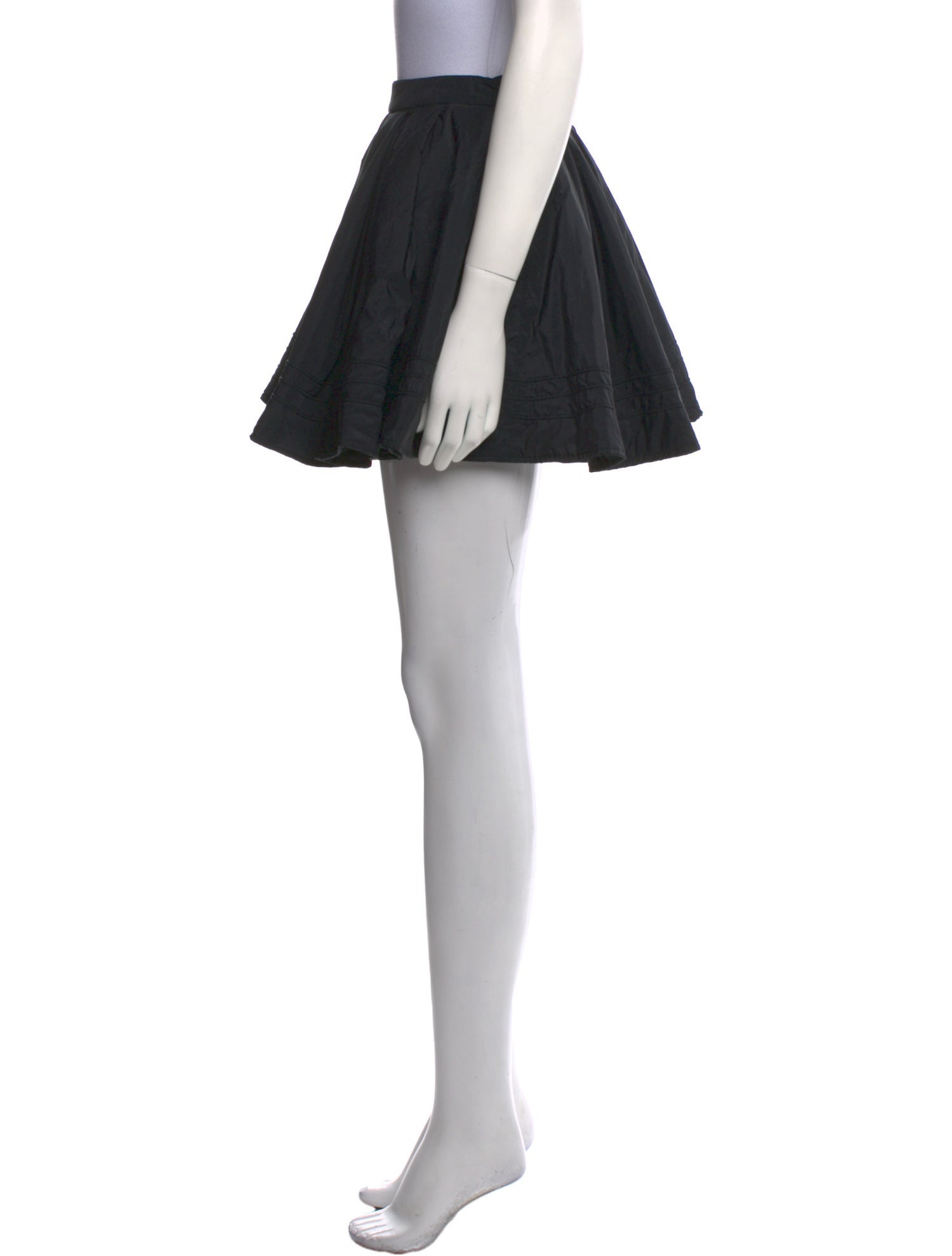 D&G Solid Polyester Skirt