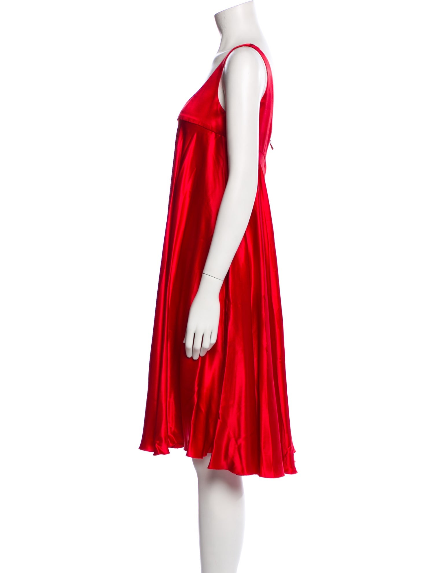 Dolce & Gabbana Silk Knee-Length Dress