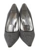 Dolce & Gabbana Leather Houndstooth Print Pumps
