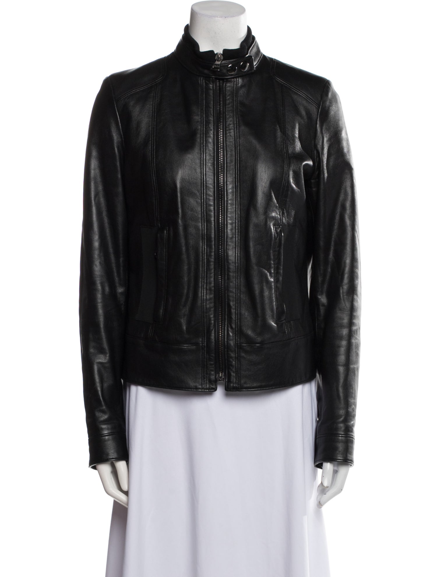 Dolce & Gabbana Leather Biker Jacket