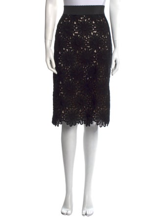 Dolce & Gabbana Lace Pattern Knee-Length Skirt