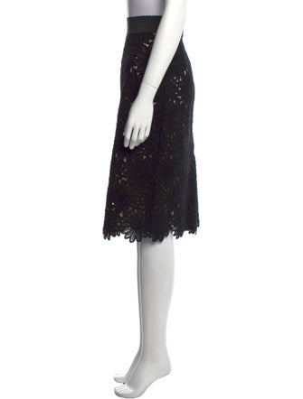 Dolce & Gabbana Lace Pattern Knee-Length Skirt