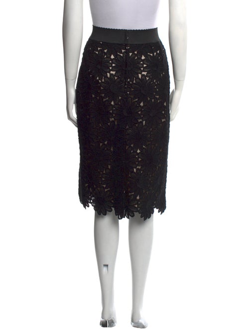 Dolce & Gabbana Lace Pattern Knee-Length Skirt
