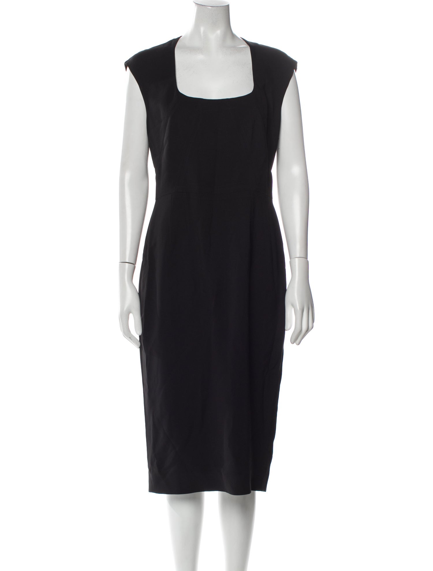 Dolce & Gabbana Square Neckline Midi Length Dress