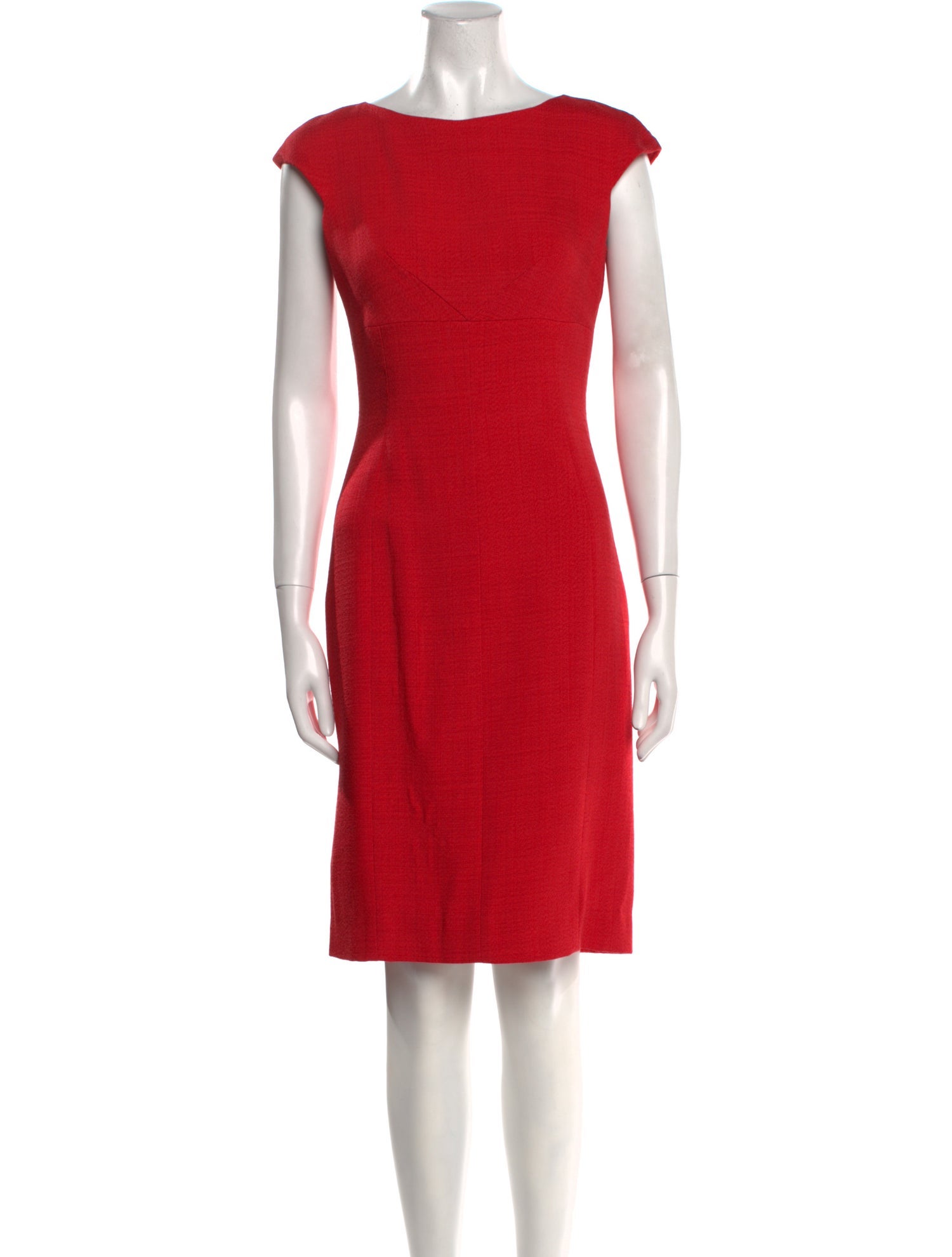 Dolce & Gabbana Bateau Neckline Knee-Length Dress