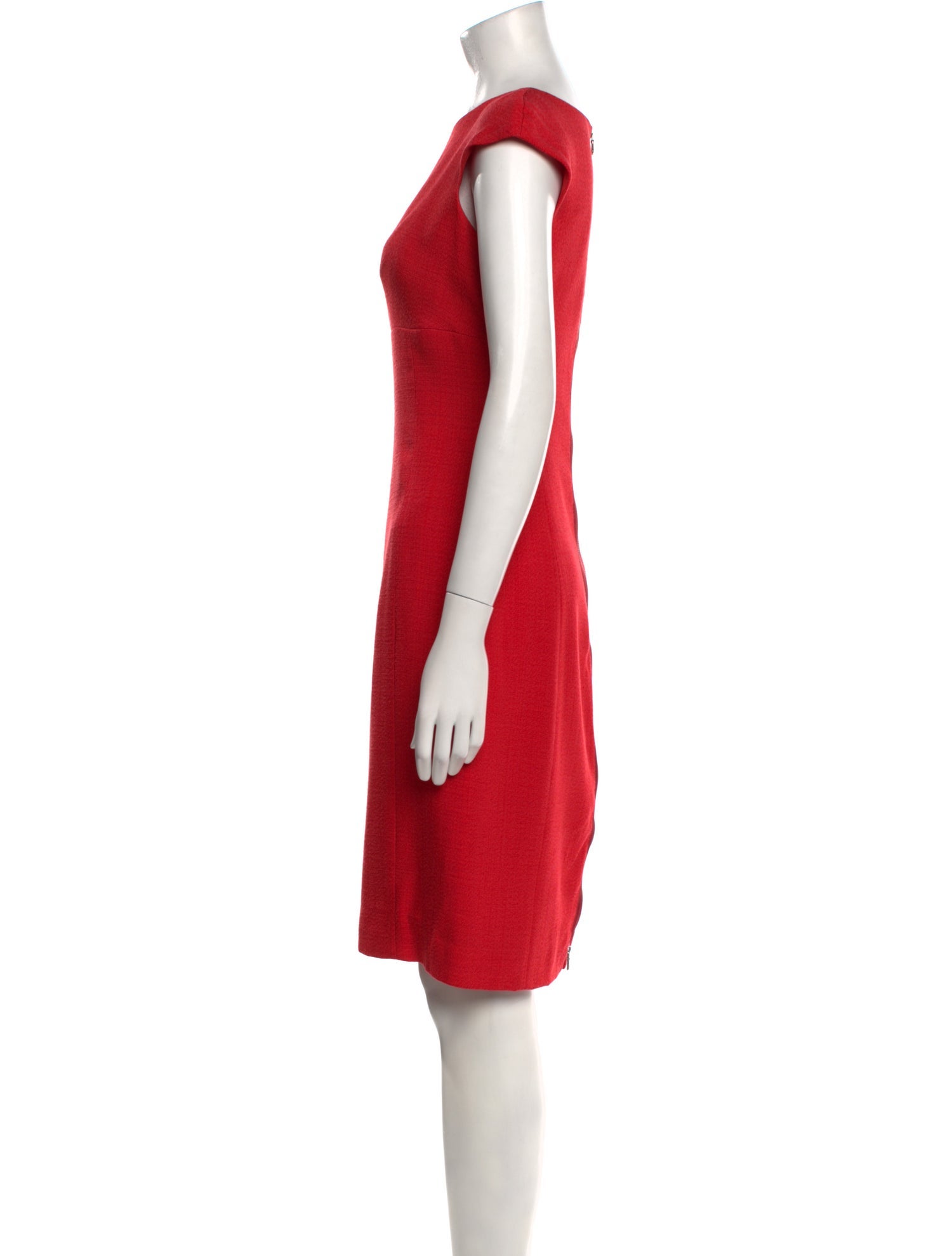 Dolce & Gabbana Bateau Neckline Knee-Length Dress