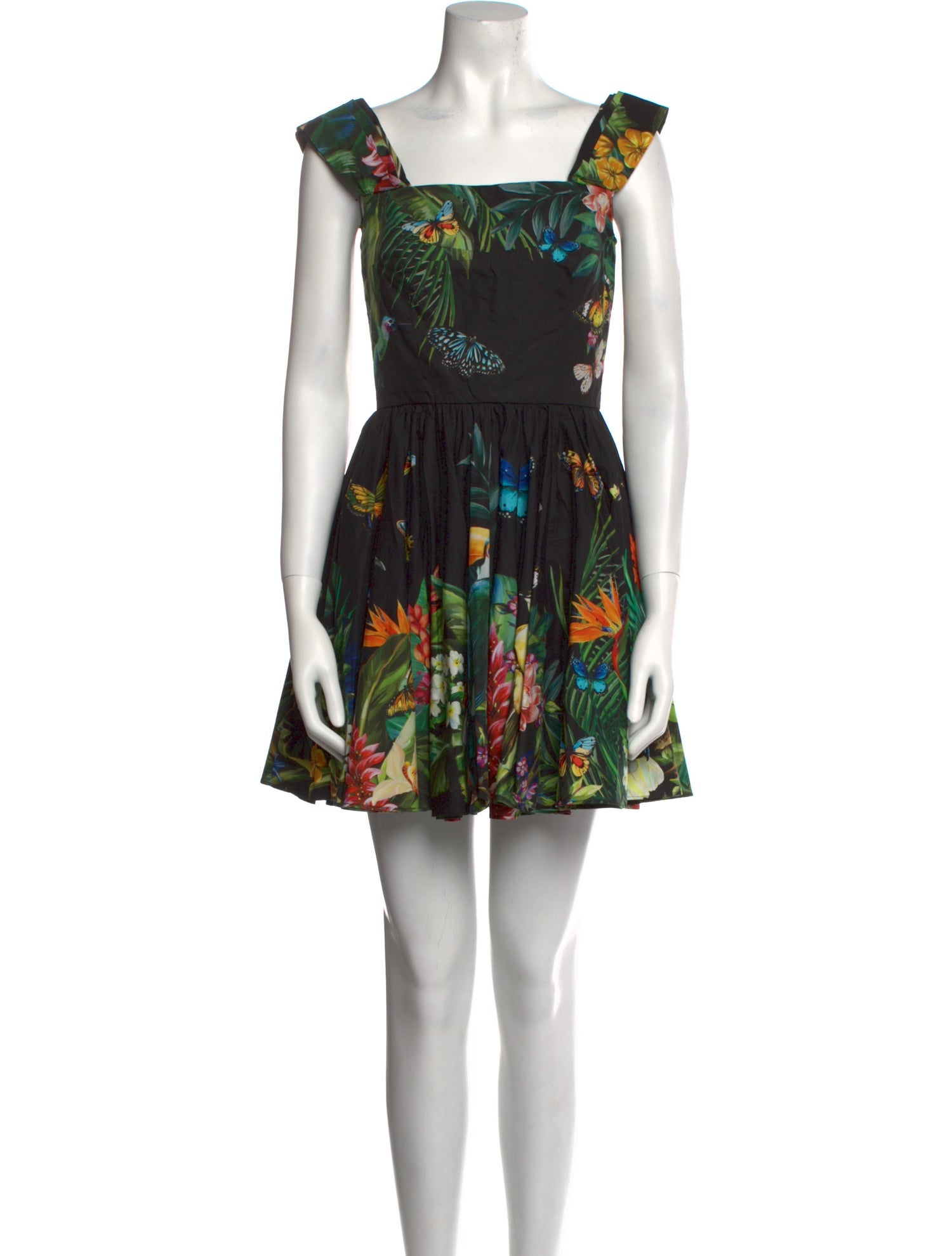 Dolce & Gabbana Floral Print Mini Dress