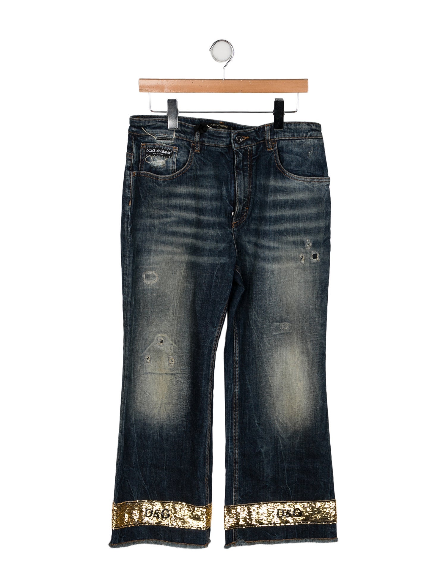 Dolce & Gabbana High-Rise Wide Leg Jeans
