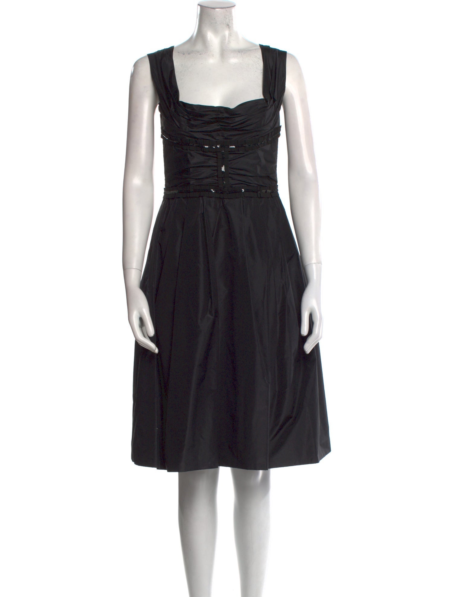 Dolce & Gabbana Silk Knee-Length Dress