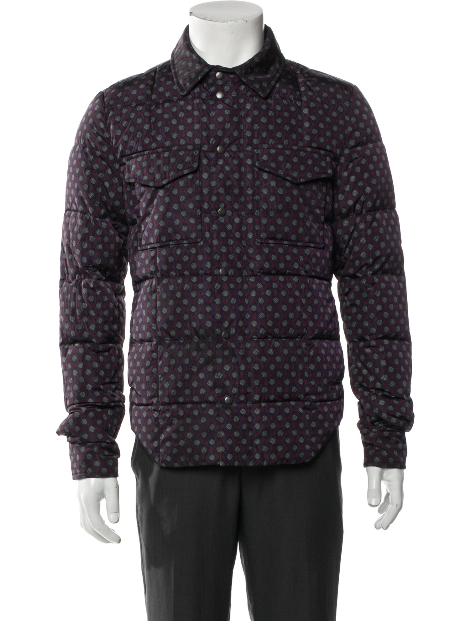 Dolce & Gabbana Printed Puffer Coat