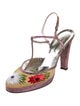 Dolce & Gabbana Printed T-Strap Pumps
