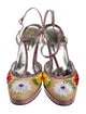 Dolce & Gabbana Printed T-Strap Pumps