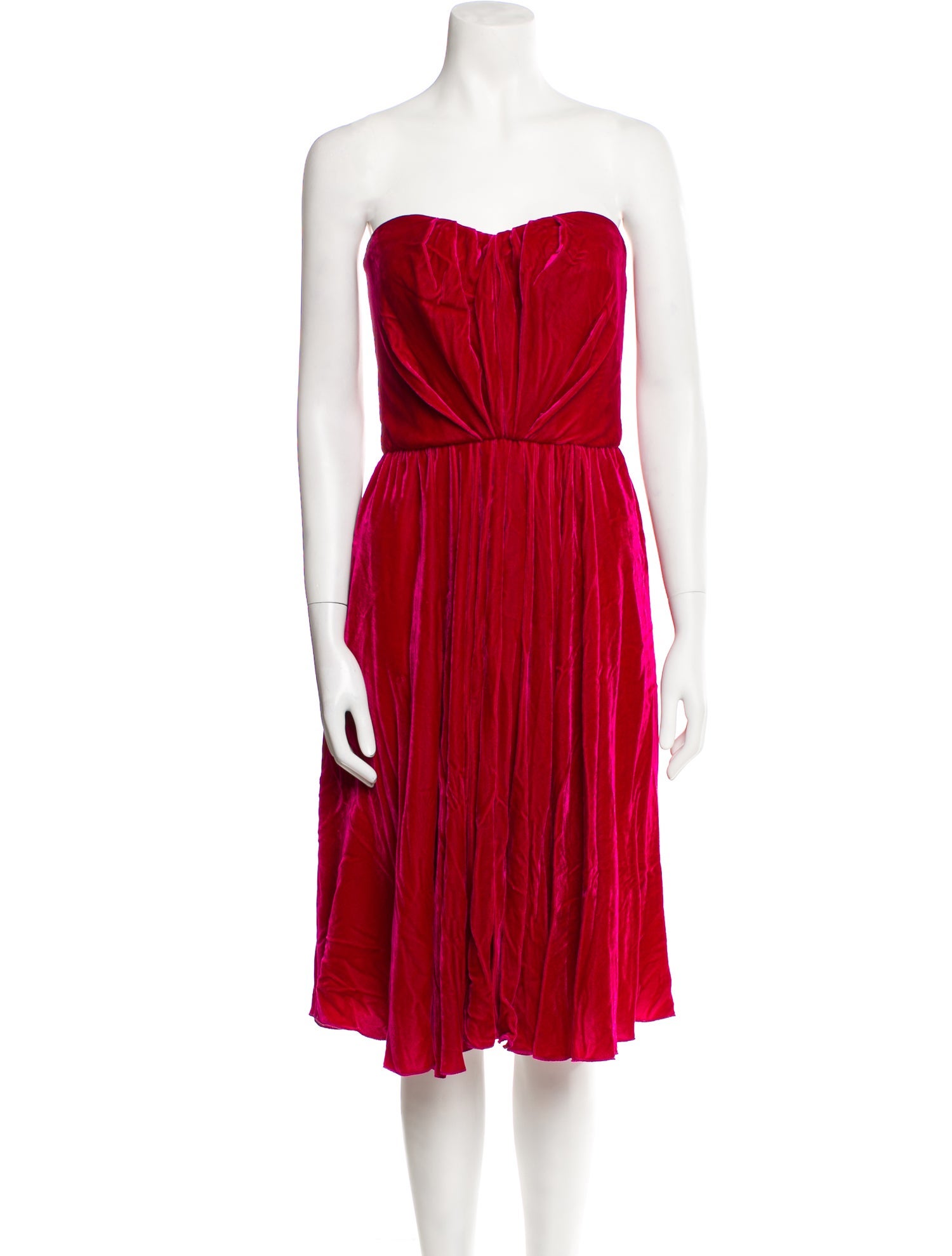 Dolce & Gabbana Strapless Knee-Length Dress w/ Tags