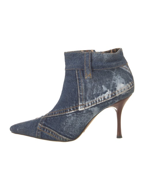 Dolce & Gabbana Canvas Chelsea Boots