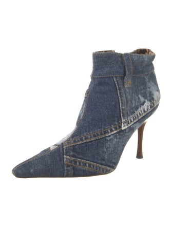 Dolce & Gabbana Canvas Chelsea Boots