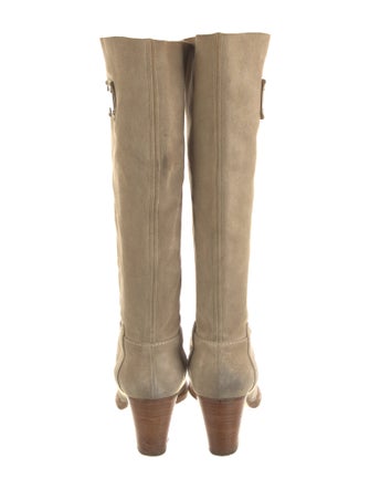 Dolce & Gabbana Suede Riding Boots