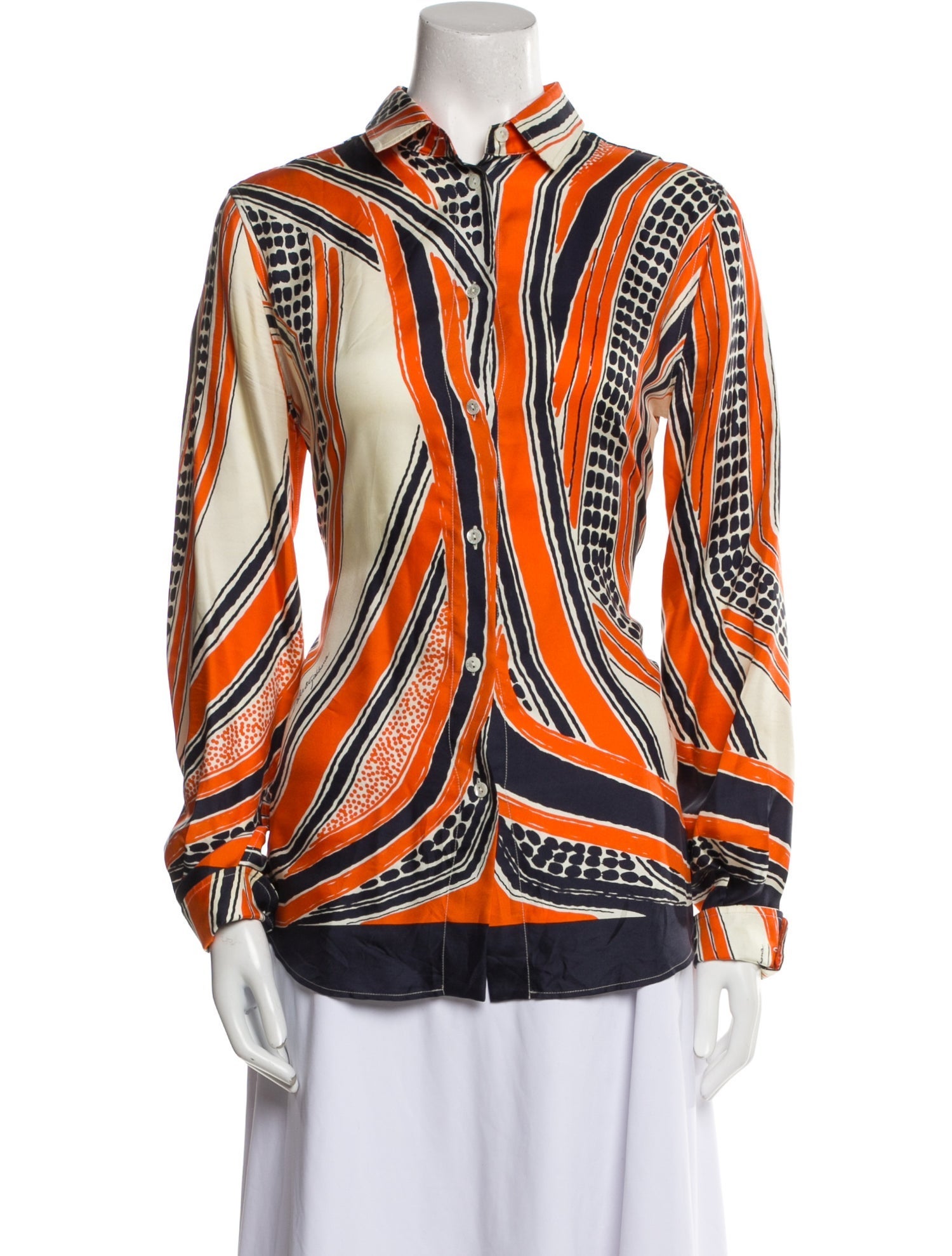 Dolce & Gabbana Silk Printed Blouse