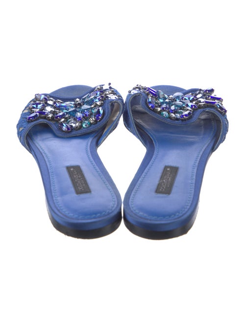 Dolce & Gabbana Lace Lace Pattern Slides
