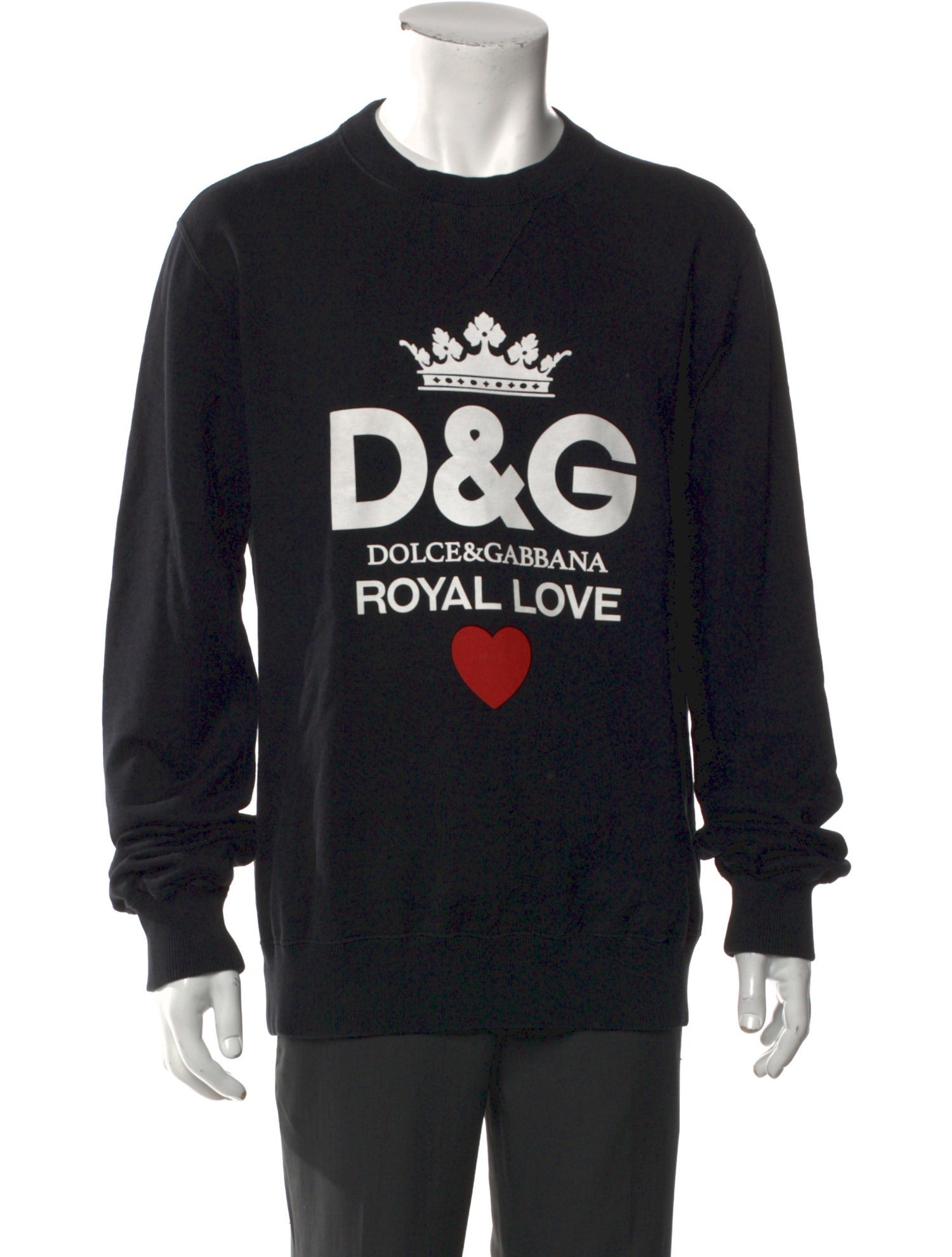 Dolce & Gabbana Graphic Print Crew Neck Sweatshirt