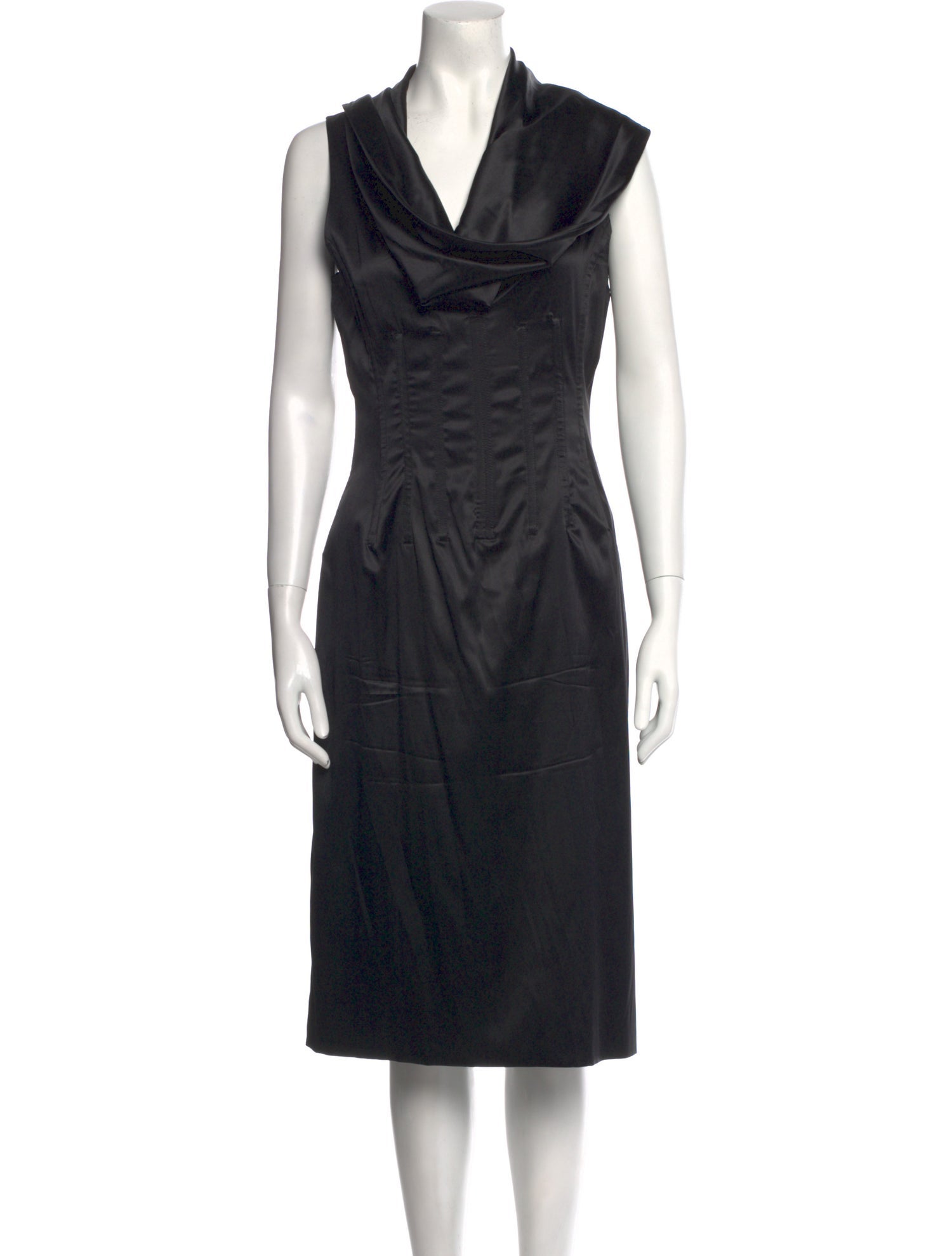 Dolce & Gabbana Silk Midi Length Dress