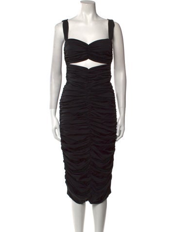 Dolce & Gabbana Dresses Silk Midi Length Dress Us4, It40 | S