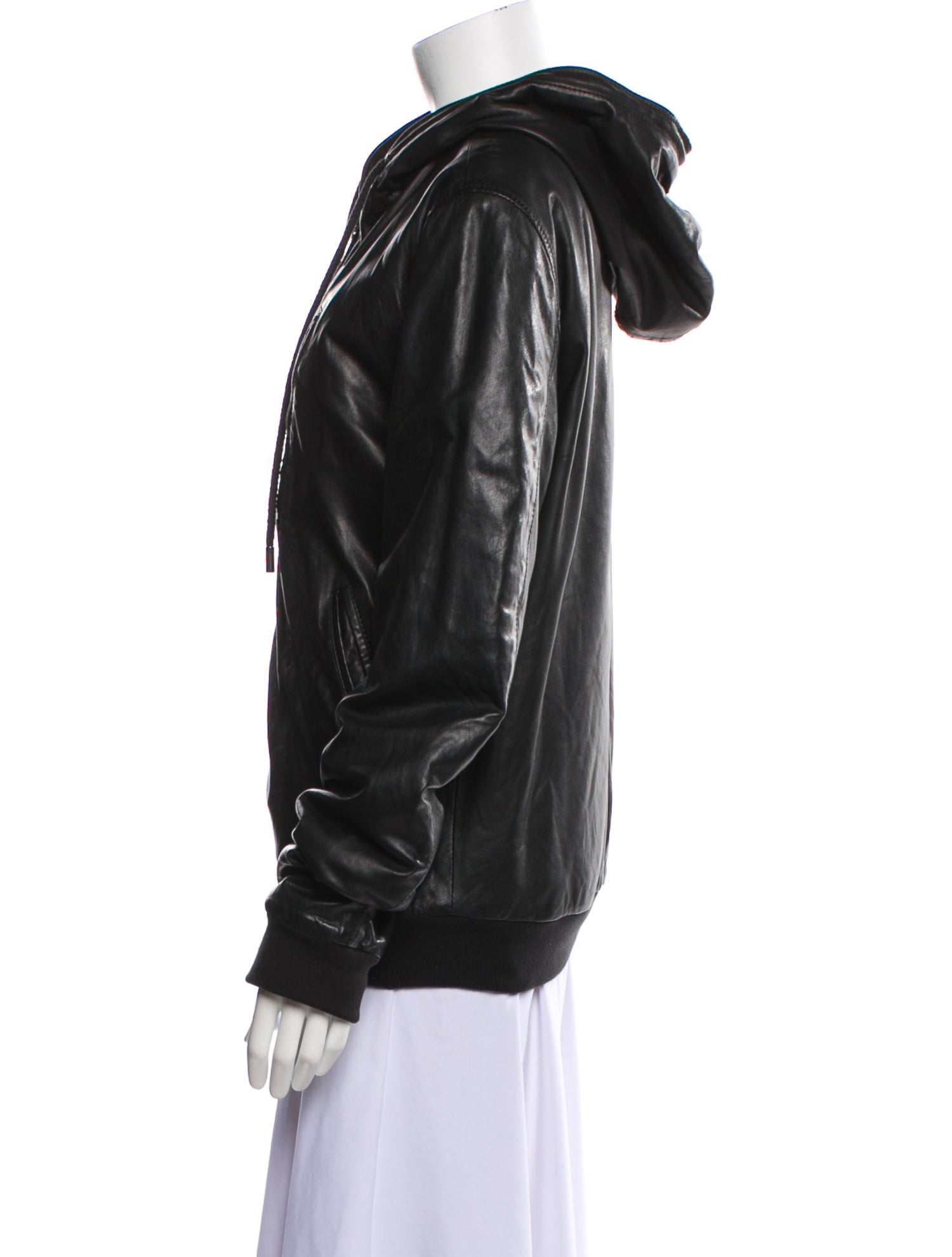 Dolce & Gabbana Leather Bomber Jacket