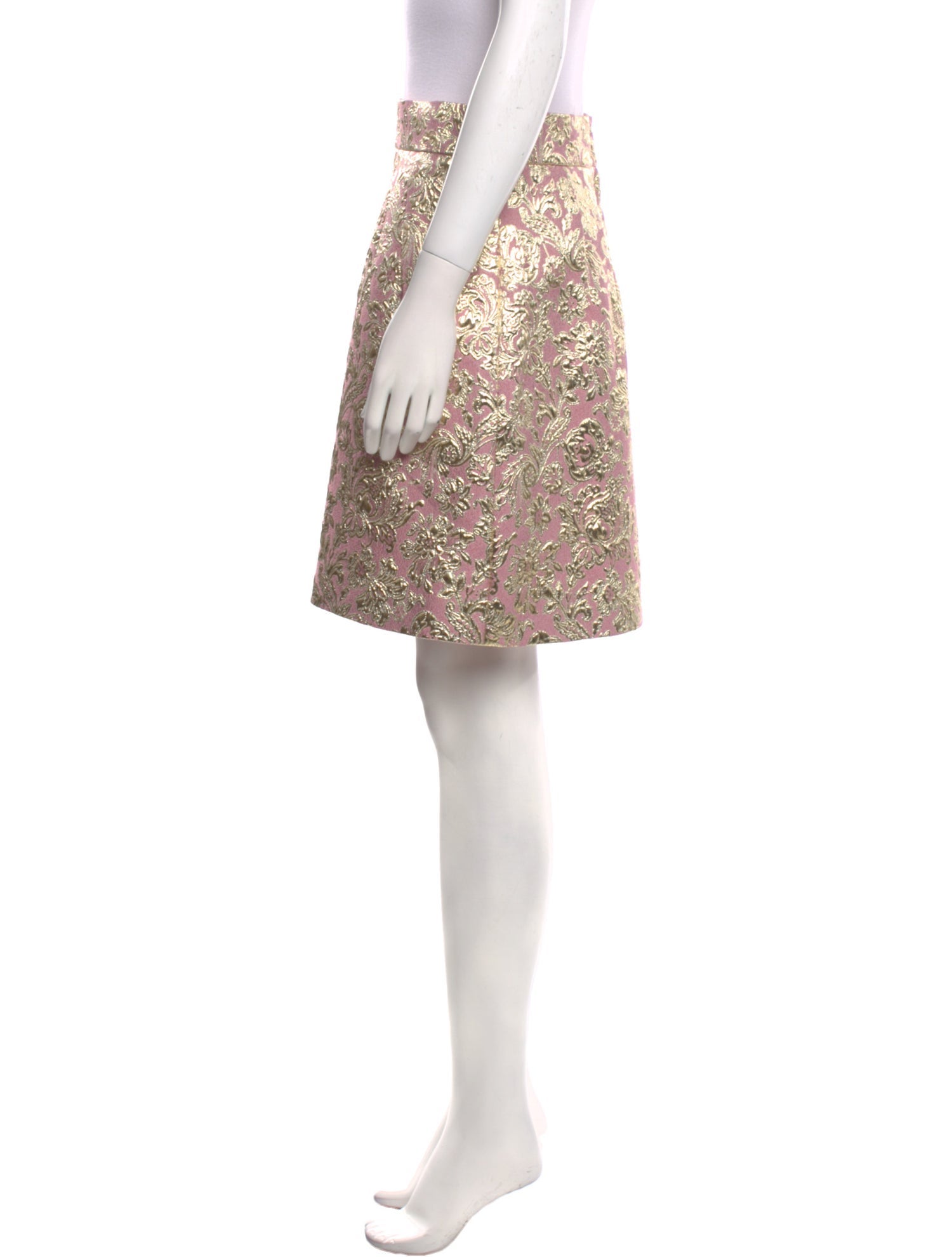 Dolce & Gabbana Glitter Accents Knee-Length Skirt w/ Tags