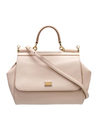 Dolce & Gabbana Leather Top Handle Bag