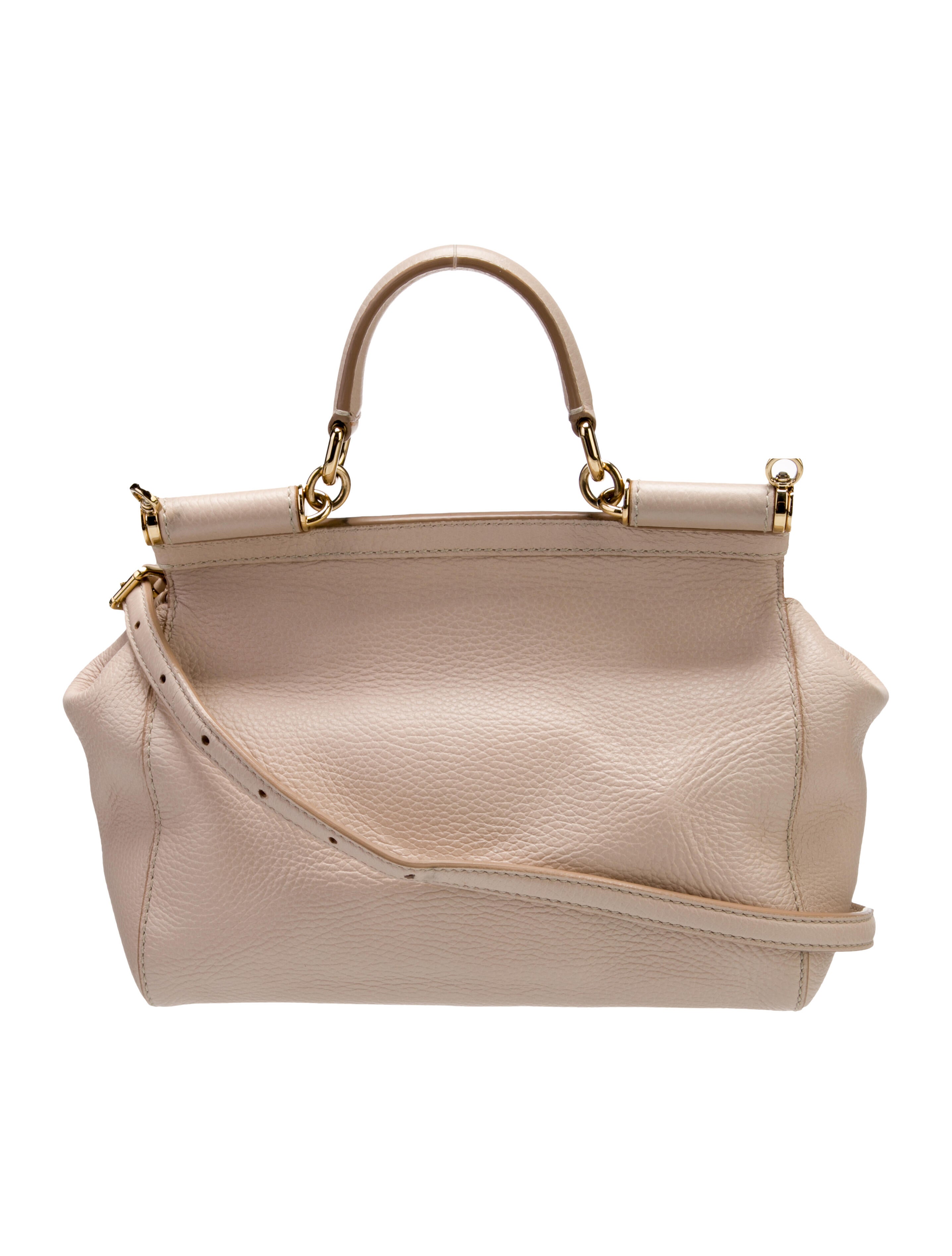 Dolce & Gabbana Leather Top Handle Bag