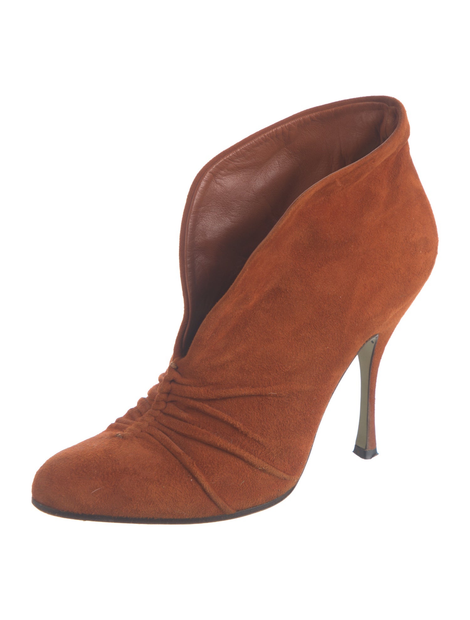 Dolce & Gabbana Suede Lace-Up Boots