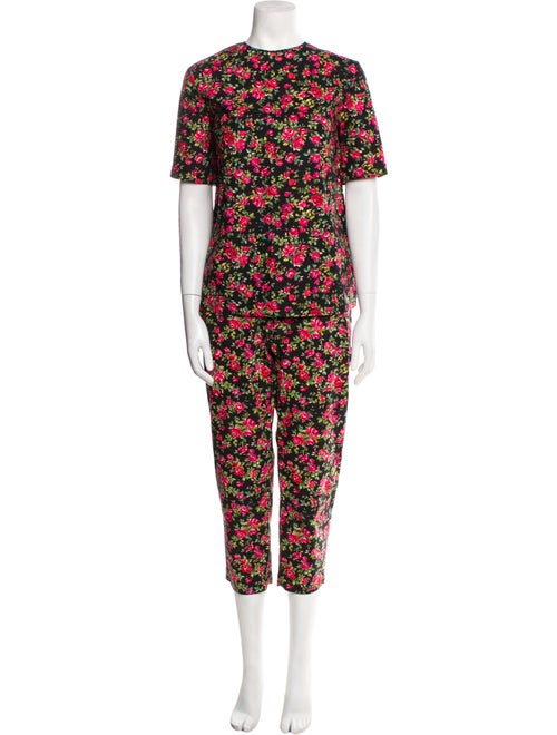 Dolce & Gabbana Floral Print Pant Set