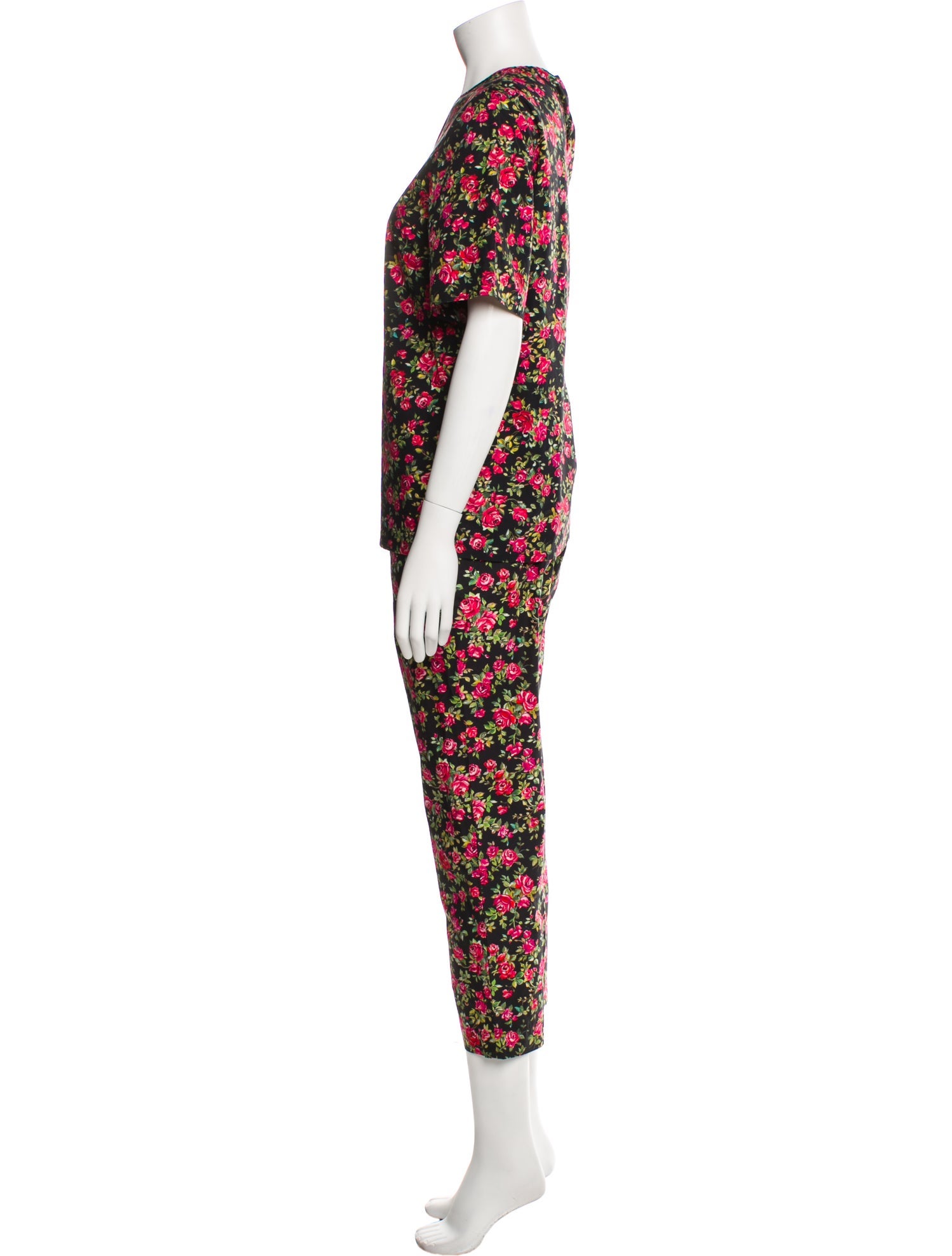 Dolce & Gabbana Floral Print Pant Set