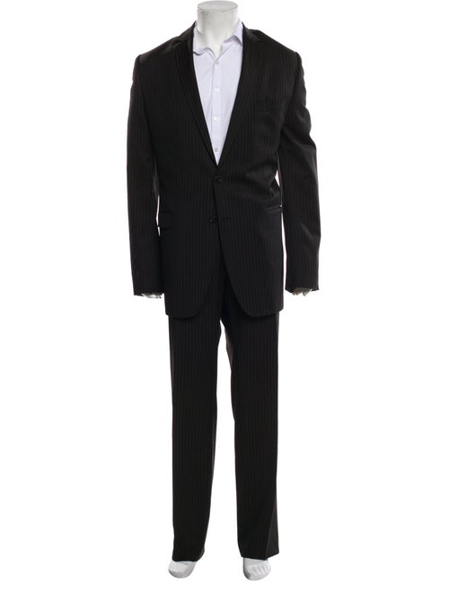 Dolce & Gabbana Virgin Wool Striped Two-Piece Suit