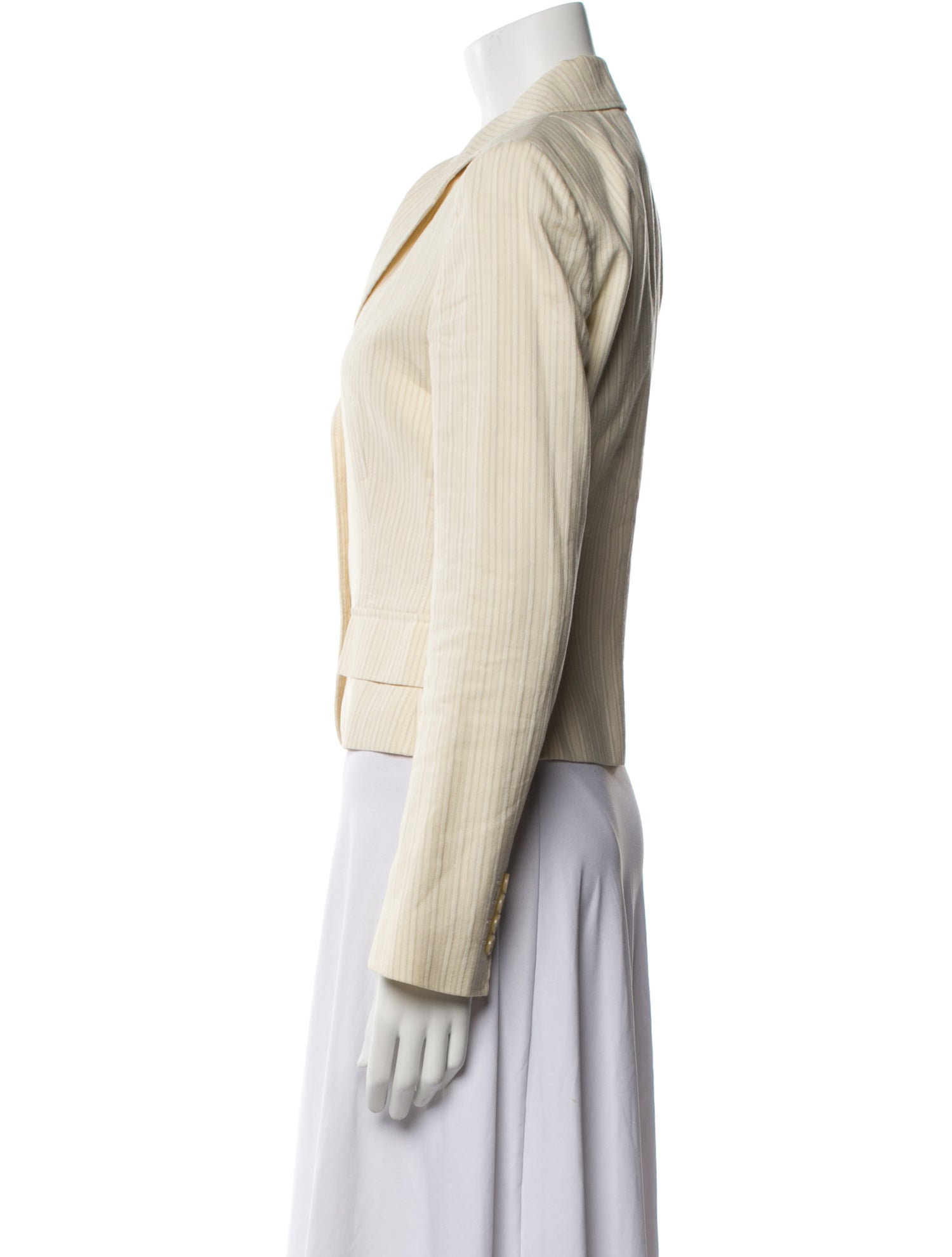 Dolce & Gabbana Linen Striped Blazer