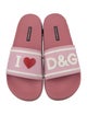 Dolce & Gabbana Rubber Printed Slides