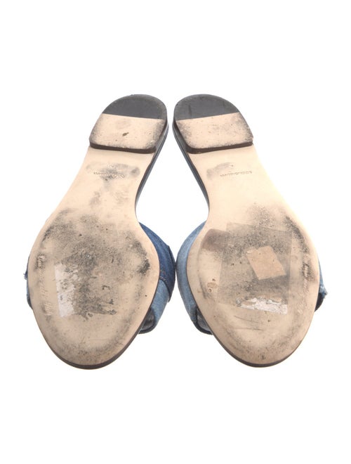 Dolce & Gabbana Interlocking CC Logo Mesh Slides