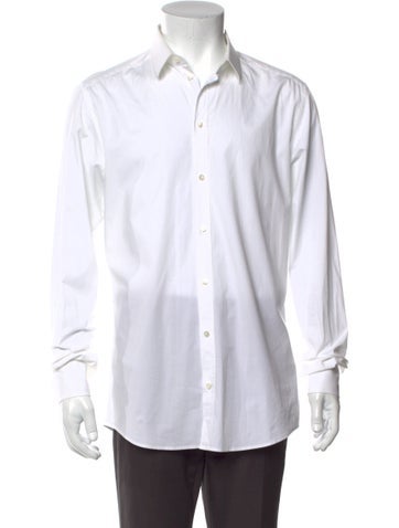 Dolce & Gabbana Dress Shirts Long Sleeve Shirt Us16.5, It42 | XL