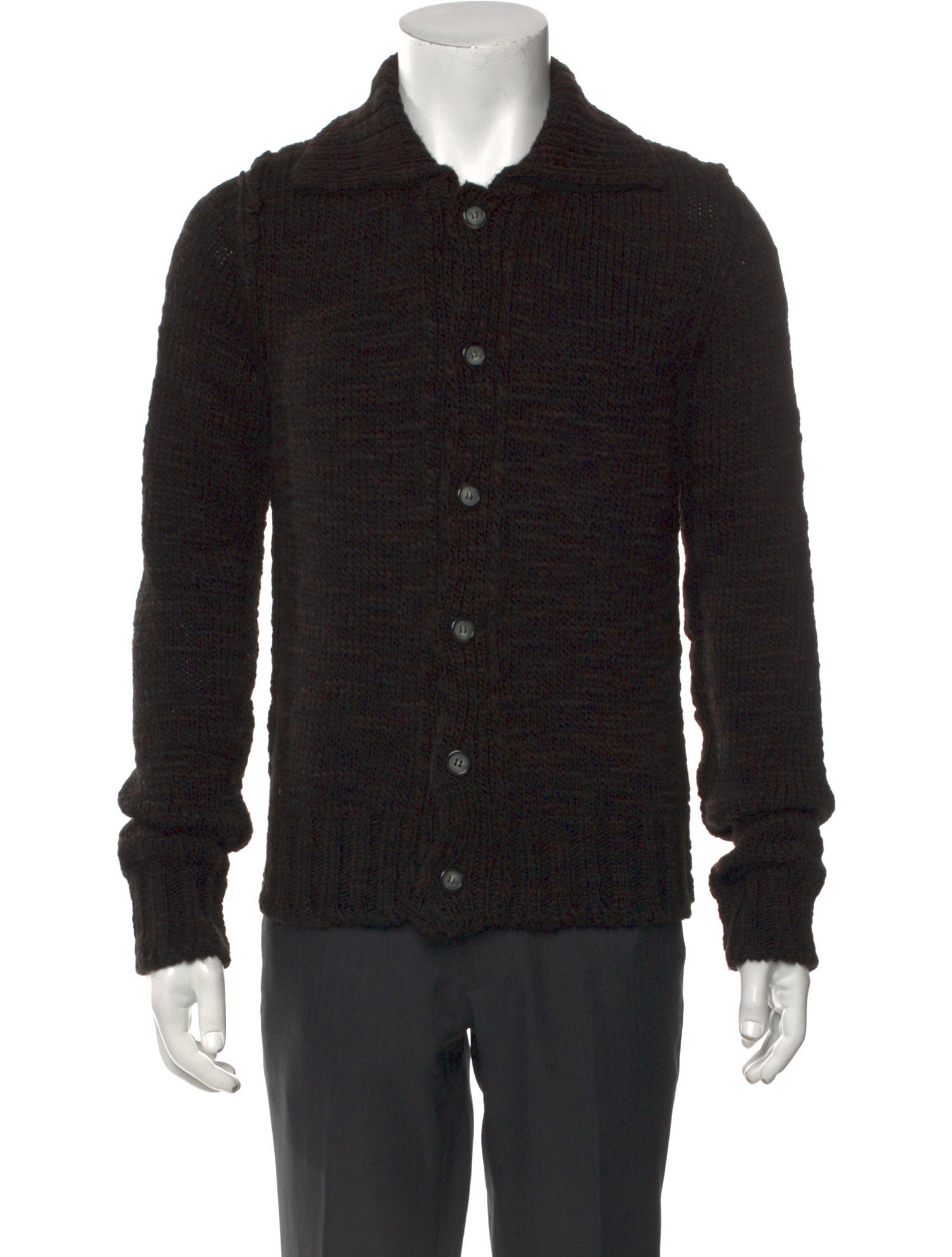 Dolce & Gabbana Mock Neck Long Sleeve Cardigan