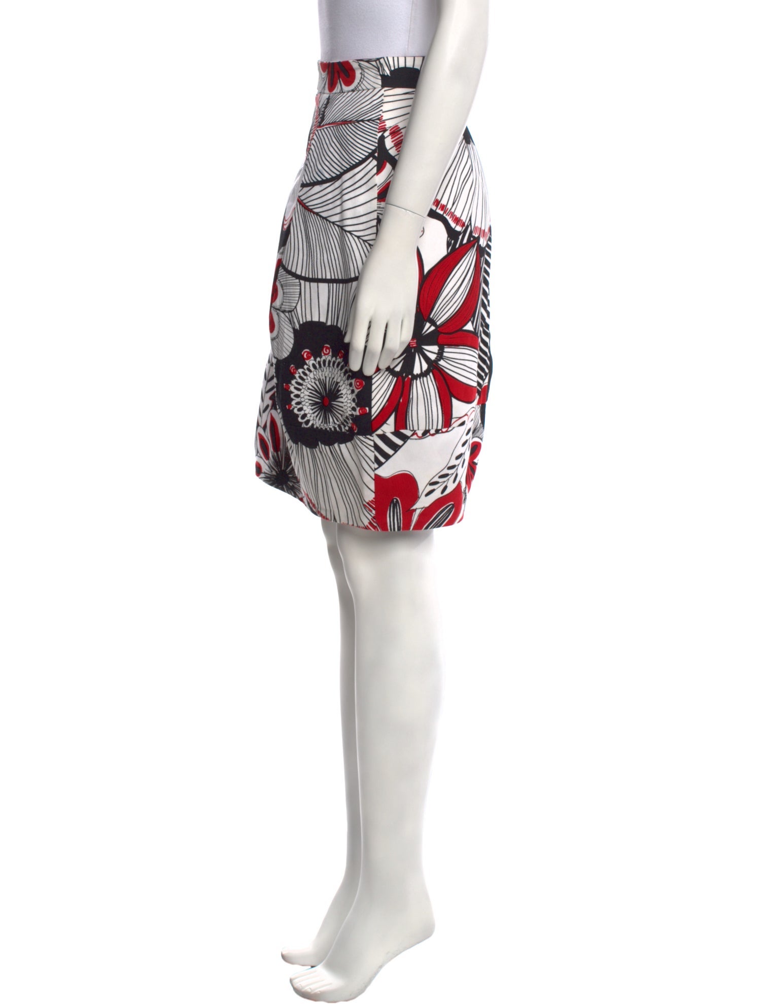 Dolce & Gabbana Floral Print Knee-Length Skirt