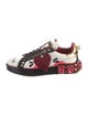 Dolce & Gabbana Leather Printed Sneakers
